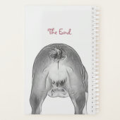 Motivation bulldog noir blanc rose photo (Dos)