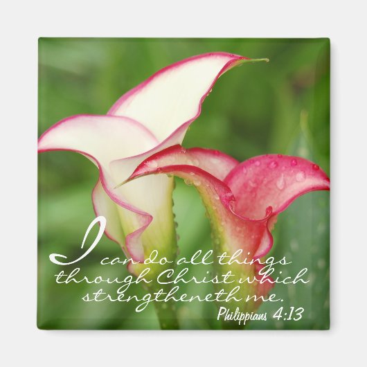 Motivation Calla Lily Magnet (Devant)
