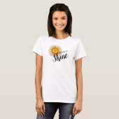 MOTIVATION CHOISISSEZ DE MONTRER LE T-shirt Soleil (Devant entier)