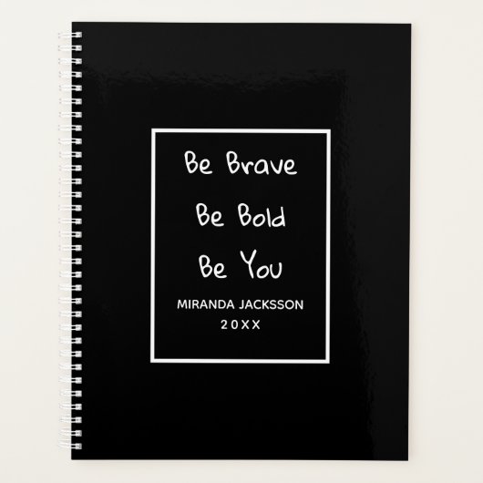 Motivation citation noir blanc nom (Devant)