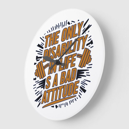 Motivation citations Mur Art Horloge (Angle)