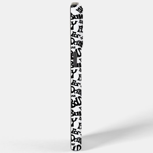 Motivation coque iphone unique "Soyez audacieux" (Verso / Droite)