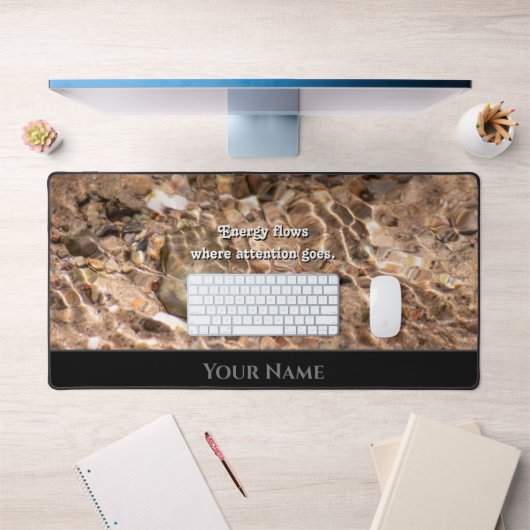 Motivation de l'eau épanouie citation positif état (Bureau 1)