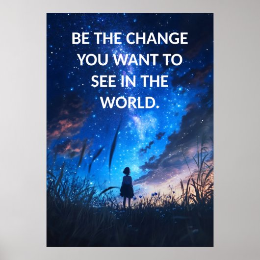 Motivation des citations inspirées Poster humble (Devant)