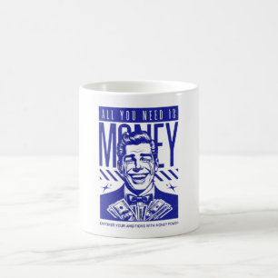 Motivation drôle d'argent Mug à café - Hustle de b
