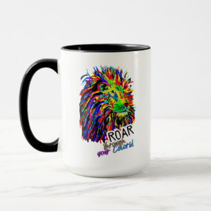 Motivation du matin Lion Mug