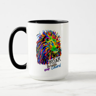 Motivation du matin Lion Mug