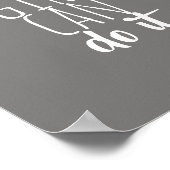motivation fille citations poster typographie mode (Coin)