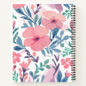 Motivation florale Carnet spiral (Dos)