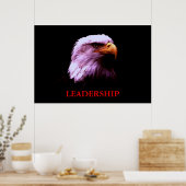 Motivation Leadership Eagle Eyes Poster (Cuisine)