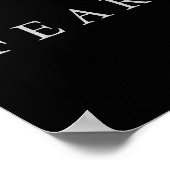 Motivation Leadership Oeil sans peur Poster (Coin)