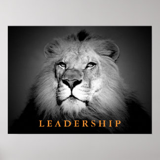Motivation Leadership Poster du roi Lion