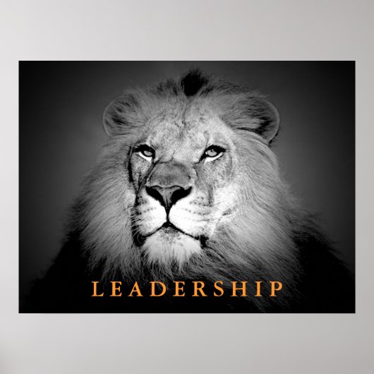 Motivation Leadership Poster du roi Lion (Devant)