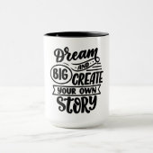 Motivation Lettrage Citation Mug (Centre)