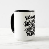 Motivation Lettrage Citation Mug (Devant gauche)