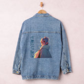 Motivation mots design japonais Denim Jacket (Hangar)
