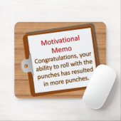 Motivation Mousepad Muismat (Met muis)