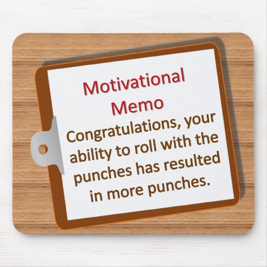 Motivation Mousepad Muismat (Voorkant)
