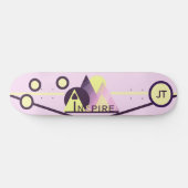 Motivation Personnalisable "INSPIRE" Skateboard (Horz)
