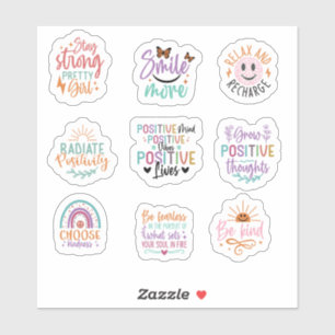 Motivation positive Autocollant de vinyle personna