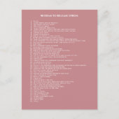 Motivation pour prendre soin de soi carte postale  (Devant)