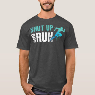 Motivation Running Runner Funny niet Cry run T-shirt