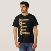 Motivation T-Shirt | Follow One Course Until Succe (Devant entier)