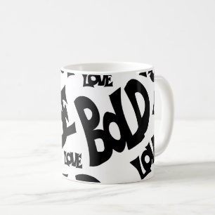 Motivation unique de la Mug noire et blanche "Soye
