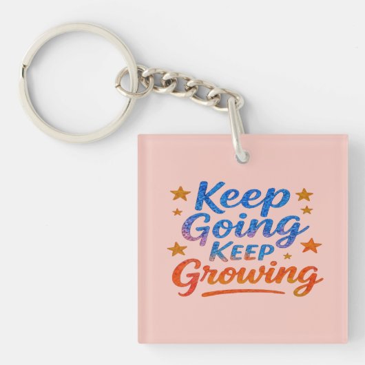 Motivational Acrylic Keychain for Women  (voorkant)