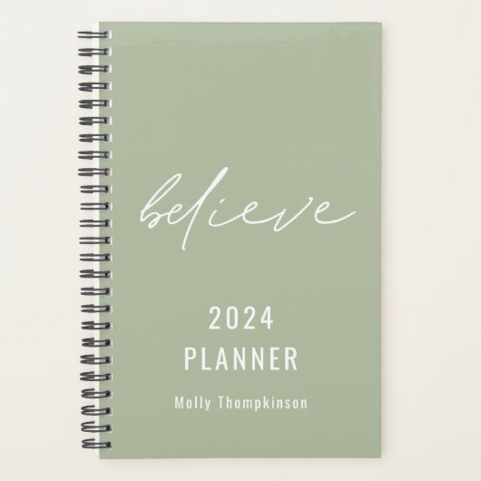Motivational Believe Script 2024 Nom Sage (Devant)