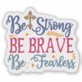 Motivational Bible Verse Stickers (Devant)