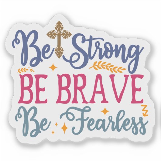 Motivational Bible Verse Stickers (Devant)