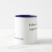 Motivational Coffee Mug –Failure Is Temporary (Centre)