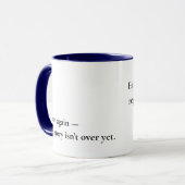 Motivational Coffee Mug –Failure Is Temporary Mok (Voorkant links)