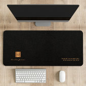 Motivational devis nom personnalisé cuir noir