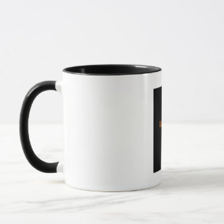 Motivational Everything Is Up Typographie Tasse à