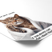Motivational Funy Inspirational Cat Poster (Coin)