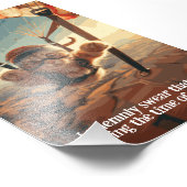 Motivational Funy Inspirational Cat Poster (Coin)