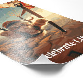 Motivational Funy Inspirational Cat Poster (Coin)