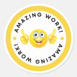 Motivational good job teachers stikers ronde sticker