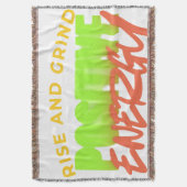 Motivational Graphisme lancer flece couverture (devant Vertical)