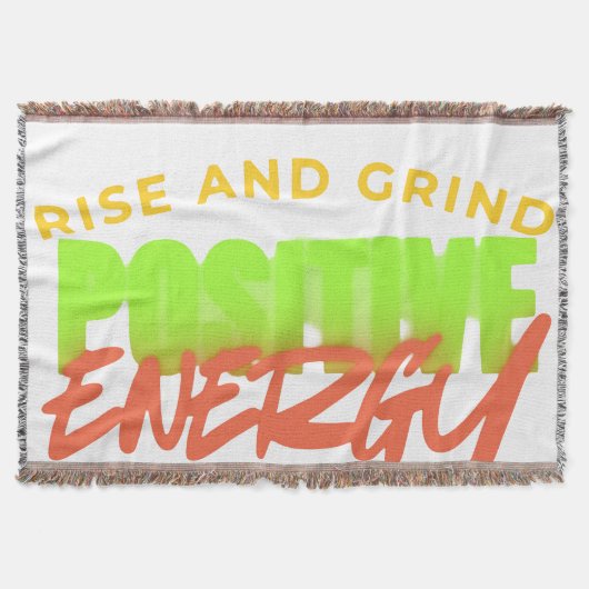 Motivational Graphisme lancer flece couverture (Devant)