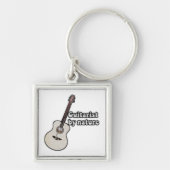 motivational guitar quote for guitarists sleutelhanger (Voorkant)