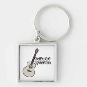 motivational guitar quote for guitarists sleutelhanger