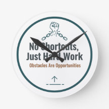 Motivational Hard Work Quote Design – No Shortcuts