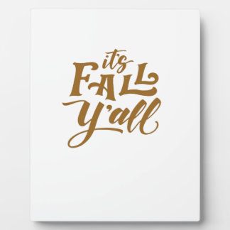 Motivational Inspirational It’s Fall Y’all Typogra Fotoplaat