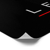 Motivational Leadership Courage Lion Poster Imprim (Coin)