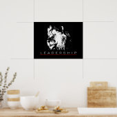 Motivational Leadership Courage Lion Poster Imprim (Cuisine)