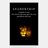 Motivational Leadership Lion (Recto)