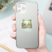 Motivational Peace of Mind, Peace on Earth Design Sticker (Telefoon)